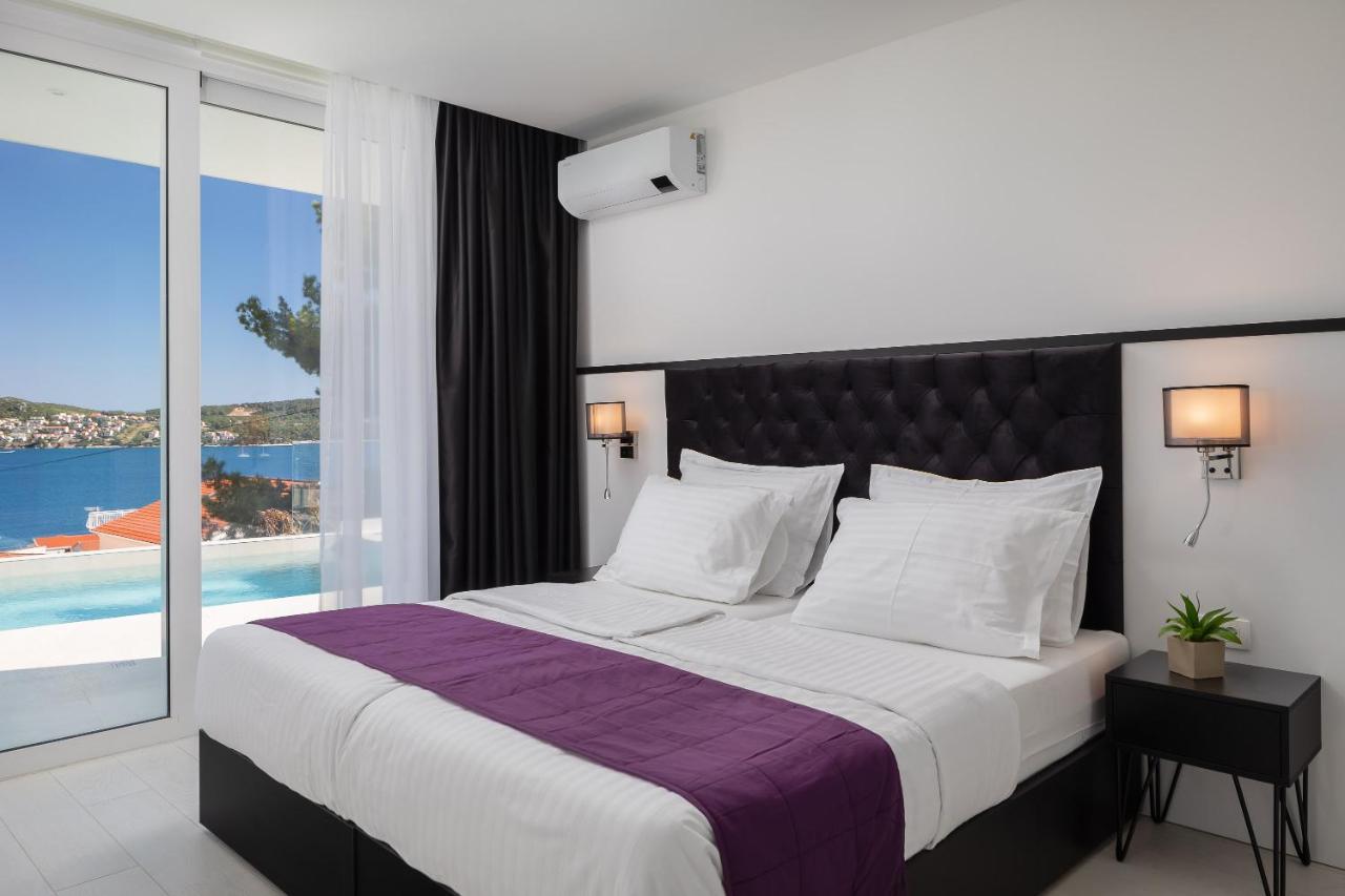 Villa Adria View With Heated Pool I Trogir Exteriör bild