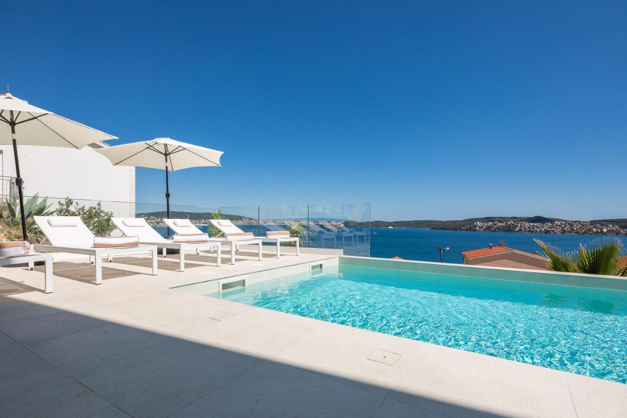 Villa Adria View With Heated Pool I Trogir Exteriör bild