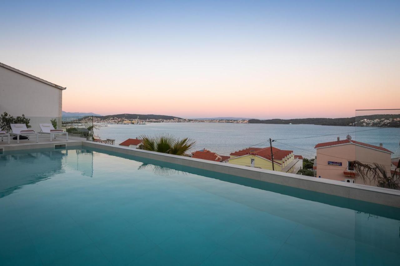 Villa Adria View With Heated Pool I Trogir Exteriör bild